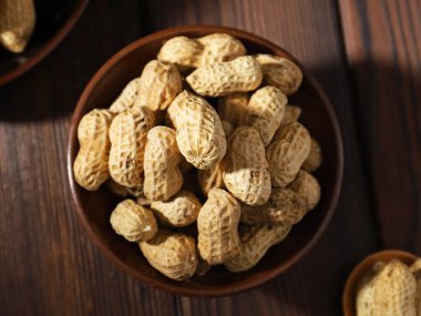 Fıstık, kırmızı fıstık, diyet için fıstık, vejetaryen yemeği, yüksek kaliteli fotoğraflar.