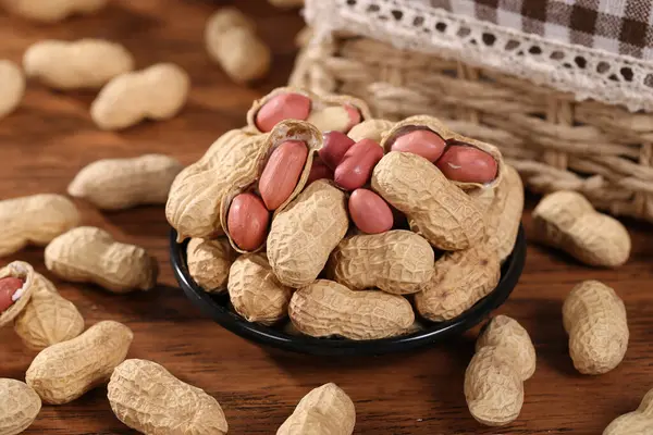 Images Peanuts Red Peanuts Peanuts Diet Vegetarian Food High Quality — Stock Photo, Image