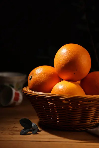 Красивые Изображения Апельсинов Винтажный Стиль Фотографии Высокое Качество Изображений — стоковое фото