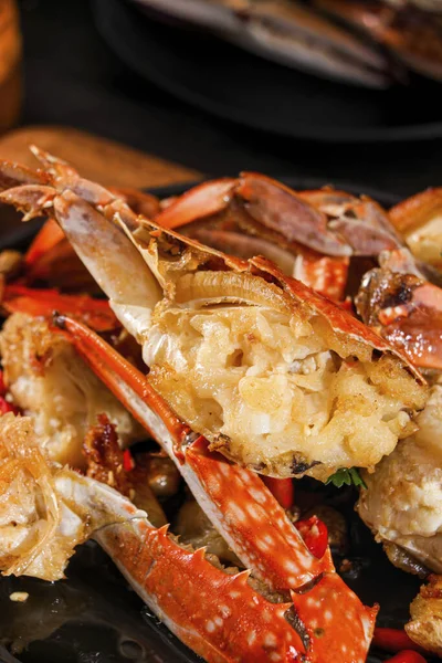 Clear Images Mud Crabs Grilled Crab Dishes High Quality Images — Stock Photo, Image