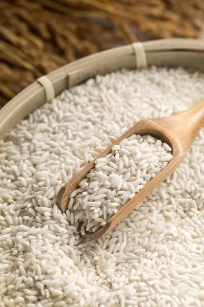 Beelden Van Aziatische Rijst Vietnamese Rijst Hoge Kwaliteit Foto — Stockfoto