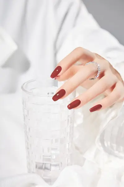 New Images Nail Beauty Nail Care Routine Healthy Happy Nails — Stock Photo, Image