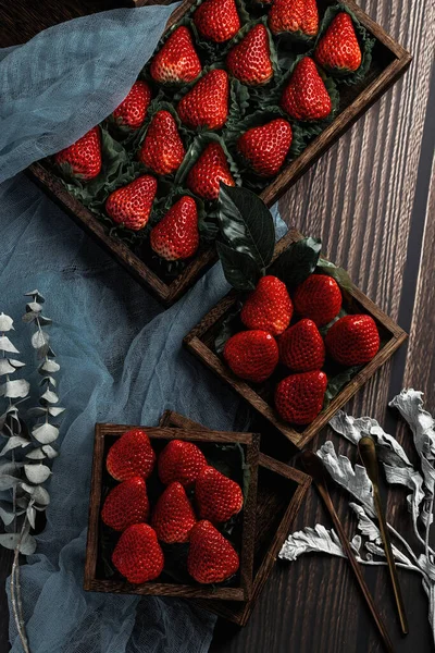 Nye Bilder Jordbær Vintage Jordbær Bilder Høy Kvalitet – stockfoto