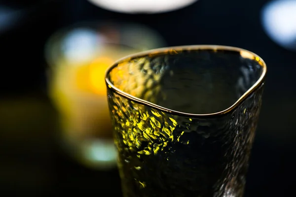 Immagini Bicchieri Vino Vuoti Bicchieri Acqua Vuoti Bicchieri Ristorante Bicchieri — Foto Stock