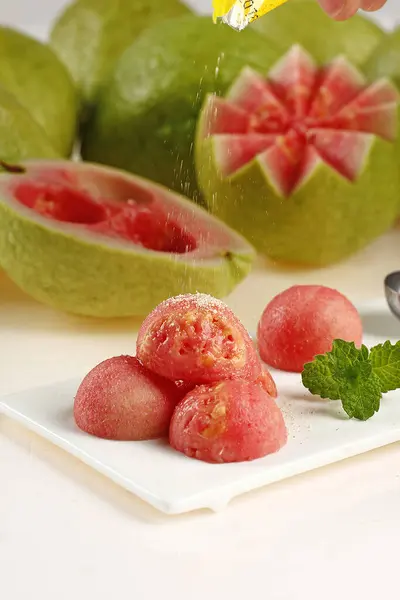 Pictures Guava Pink Guava Delicious Asian Guava High Quality Images — Stock Photo, Image