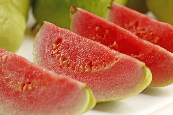 Pictures Guava Pink Guava Delicious Asian Guava High Quality Images — Stock Photo, Image