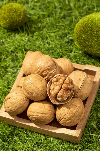 Obrázky Vlašských Ořechů Fotografie Ořechů Vysoce Kvalitní Obrázky Ořechů — Stock fotografie