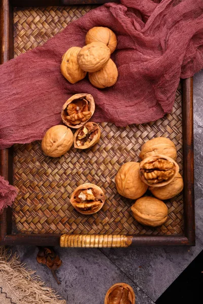Obrázky Vlašských Ořechů Fotografie Ořechů Vysoce Kvalitní Obrázky Ořechů — Stock fotografie