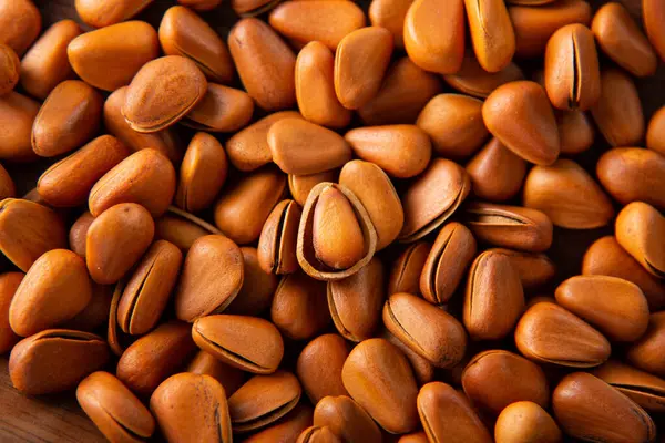 Beautiful Pictures Pine Nuts Photos Pine Nuts Delicious Pine Nuts — Stock Photo, Image
