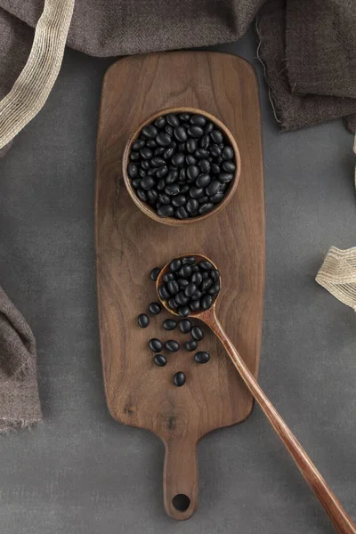 黒豆の写真 おいしいと美しい黒豆 黒豆に関する料理 — ストック写真