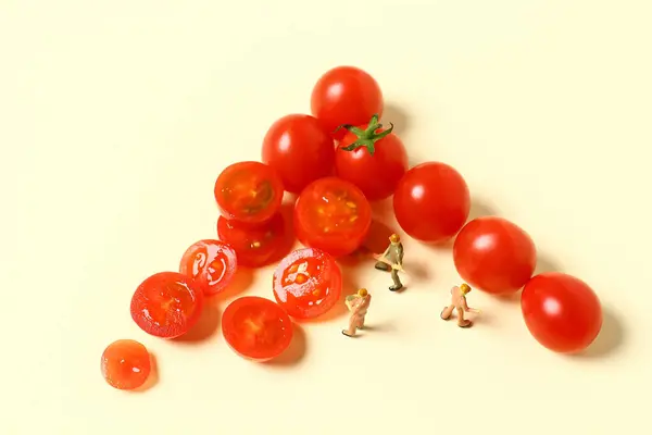 New Images Cherry Tomatoes Small Tomatoes Fresh Tomatoes — Stock Photo, Image