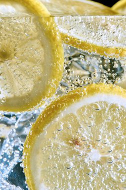 baloncuklu limon makro yakın plan yüksek kaliteli baskı