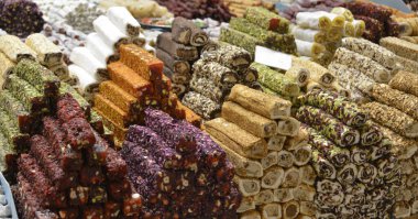 Türk spesiyalitesi İstanbul 'u, kekleri ve tatlıları