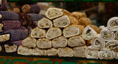 Türk spesiyalitesi İstanbul 'u, kekleri ve tatlıları