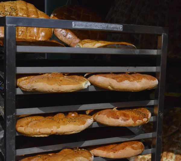 Хлеб Пита Печи — стоковое фото