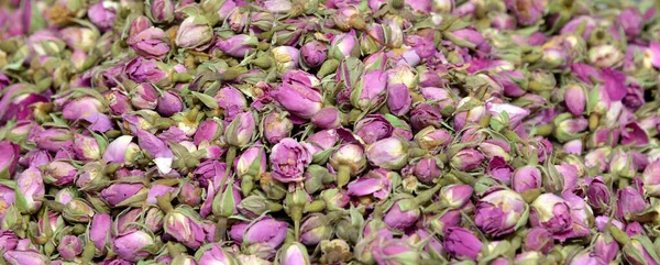 Различные Сушеные Растения Традиционного Турецкого Травяного Чая — стоковое фото