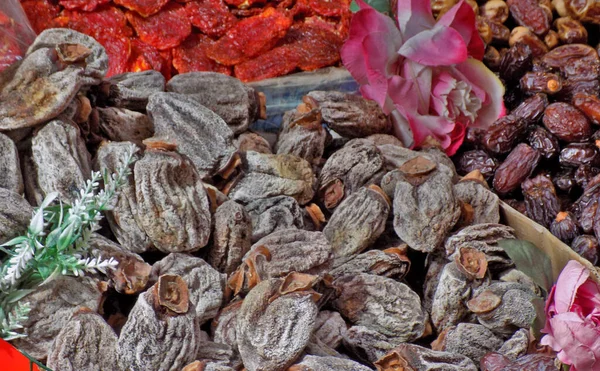 Различные Сушеные Растения Традиционного Турецкого Травяного Чая — стоковое фото