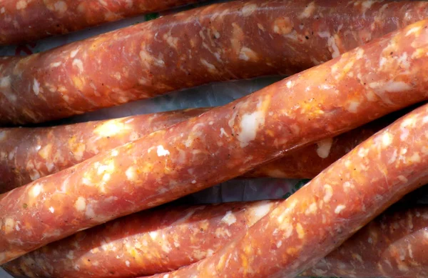 Barbecue Sausages Close Shot — Stock Photo, Image