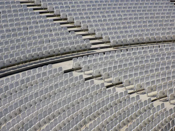 Teil Der Erhöhten Stuhlreihen Der Arena — Stockfoto