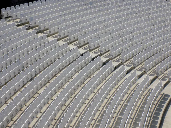 Teil Der Erhöhten Stuhlreihen Der Arena — Stockfoto