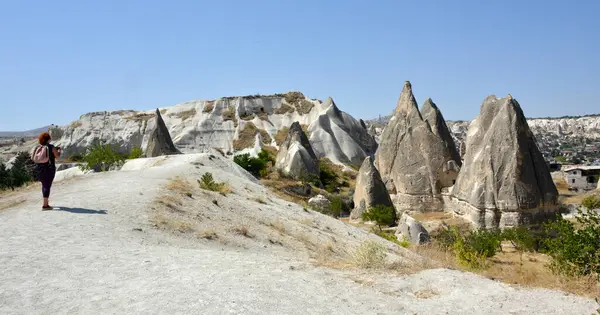 Rocas Volcánicas Capadocia Turquía — Foto de Stock
