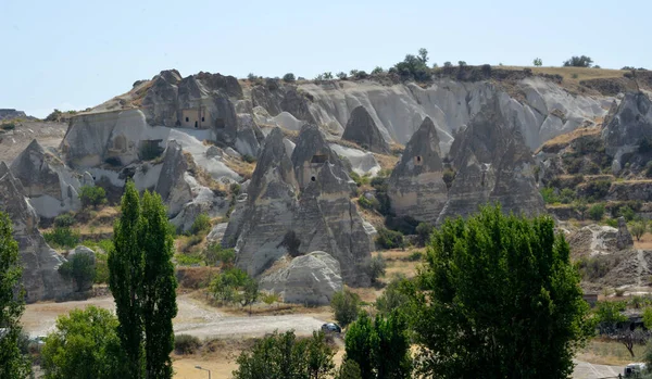 Ηφαίστεια Πετρώματα Στην Καππαδοκία Τουρκίας — Φωτογραφία Αρχείου