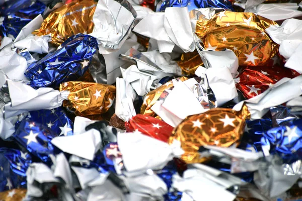 stock image a pile of colorful candies. Can be used as a background