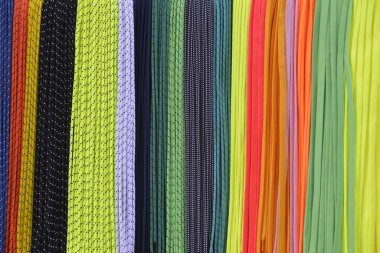 çok renkli bağcıkların arkaplanı