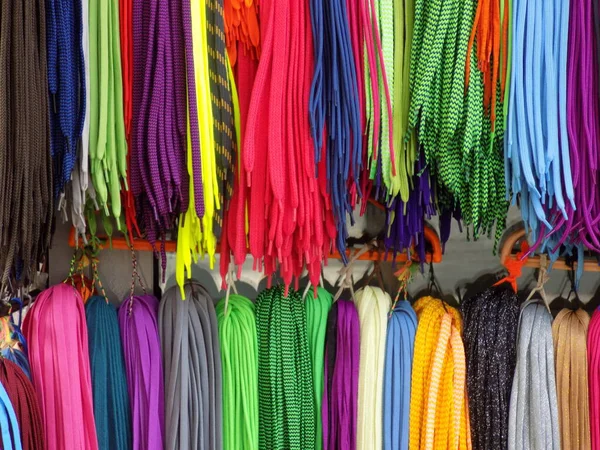 stock image background of multicolored laces