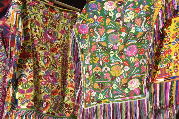 Colorful Sarees Handmade Items — Stock Photo, Image