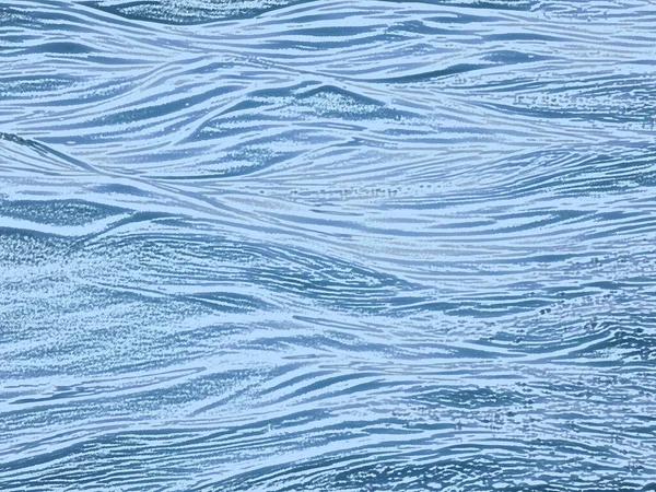 Cyfrowe Generowane Zdjęcia Fal Wzburzonym Morzu — Zdjęcie stockowe