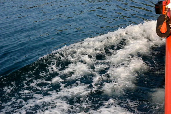 Вид Море Палубы Крейсера — стоковое фото