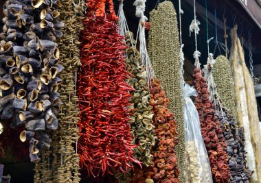 Turkey çeşitli kurutulmuş sebzeler.