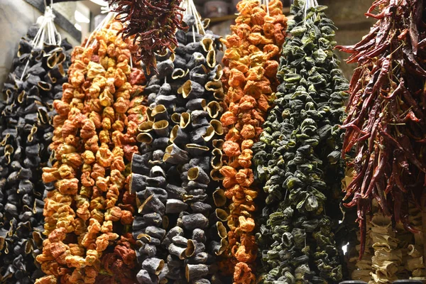 Turkey Various Dried Vegetables — Stock Photo, Image