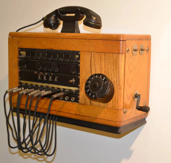 旧电话交换机指数 — 图库照片