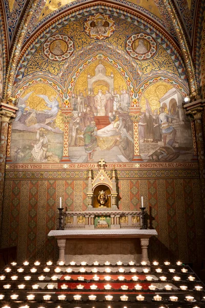 Budapest Ungheria Novembre 2022 Cappella San Ladislao Nella Chiesa Matthias — Foto Stock