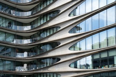 New York, ABD - 22 Temmuz 2023: Zaha Hadid, Batı Chelsea, New York.