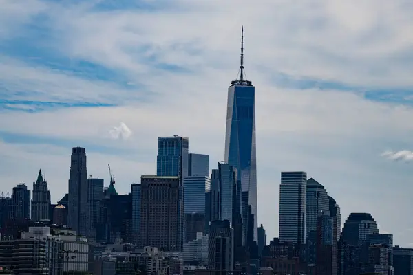 Нью Йорк Сша Июля 2023 Года Манхэттен Здание Торгового Центра — стоковое фото