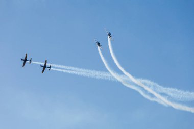 Fortaleza 'daki Brezilya Hava Kuvvetleri Hava Kuvvetleri gösteri filosu.