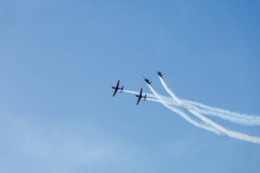 Fortaleza 'daki Brezilya Hava Kuvvetleri Hava Kuvvetleri gösteri filosu.