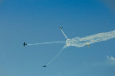 Brezilya 'nın kuzeydoğusundaki Fortaleza Ceara' da Brezilya Hava Kuvvetleri gösteri filosunun sunumu