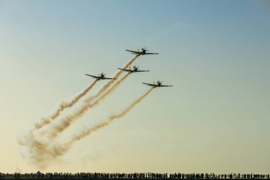 Brezilya 'nın kuzeydoğusundaki Fortaleza Ceara' da Brezilya Hava Kuvvetleri gösteri filosunun sunumu