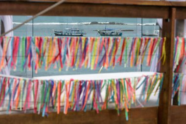 tapes lord of Bonfim in Bahia northeastern of Brazil