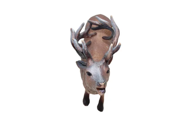 Deer Toy Isolated White Background — Stock Photo, Image