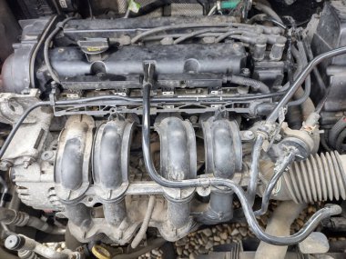 A car engine. Auto, car