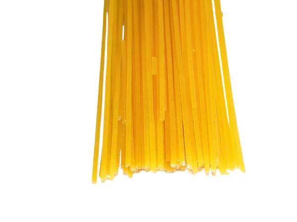 Spaghetti Mais Isolati Fondo Bianco — Foto Stock