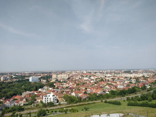 Widok Lotu Ptaka Miasto Oradea Rumunia Lipiec 2023 — Zdjęcie stockowe