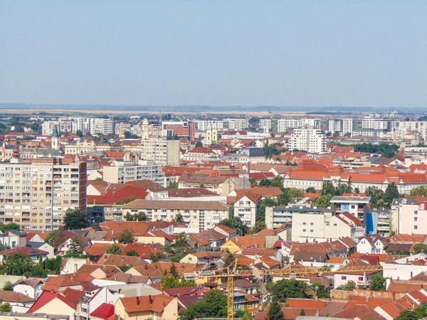 Vista Aérea Cidade Oradea Roménia Julho 2023 — Fotografia de Stock