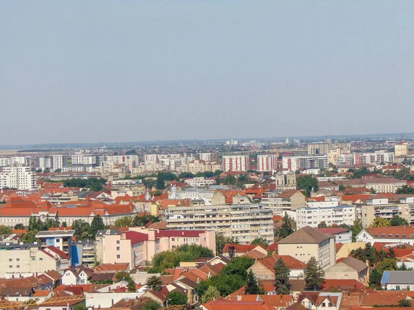 Vista Aérea Ciudad Oradea Rumania Julio 2023 — Foto de Stock