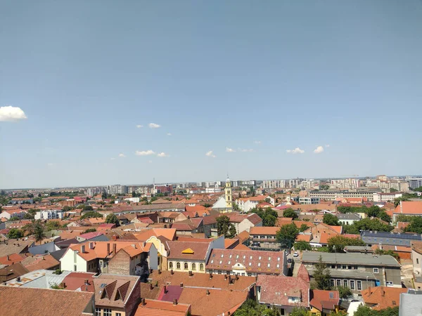 2023年7月のルーマニア オラデア市の空中写真 — ストック写真